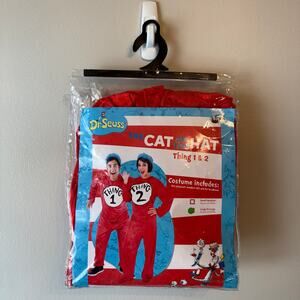 Dr. Seuss The Cat In The Hat Thing 1 Thing 2 Costume One Piece Large / X-Large
